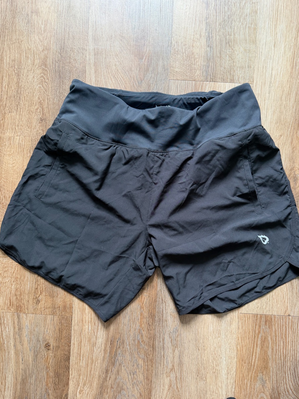 Baleaf Women's Black High-Waist Athletic Shorts
